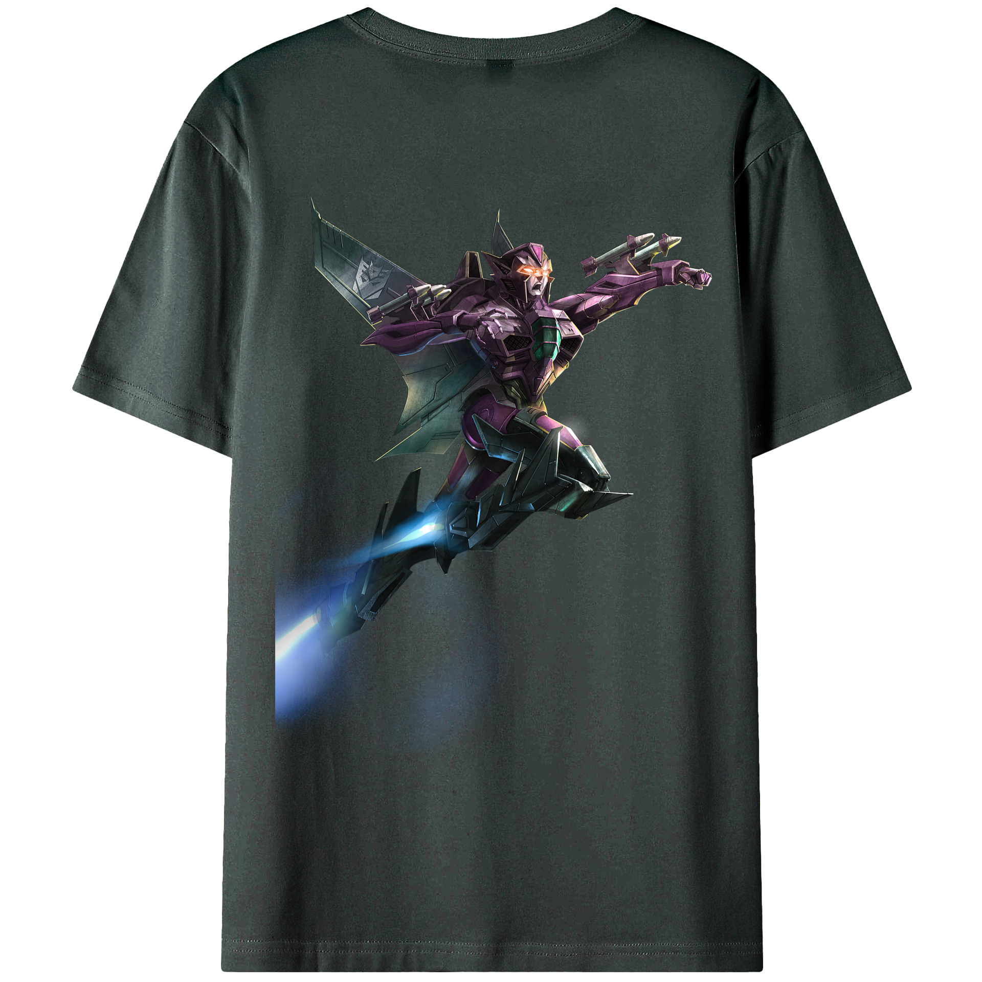 （画像用）  綿100％ メンズ半袖Tシャツ（バックプリント） 通気性